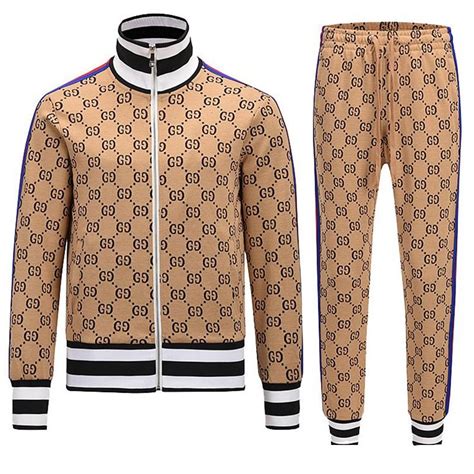 mens gucci track jacket|Gucci jogging suit for men.